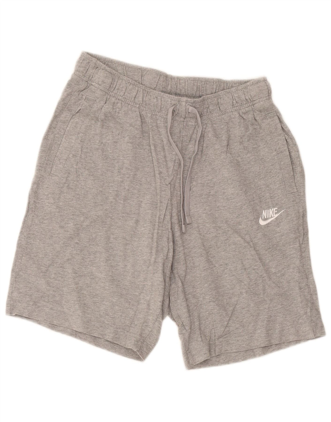 Nike sportsshorts til mænd, små grå flækkede bomuld