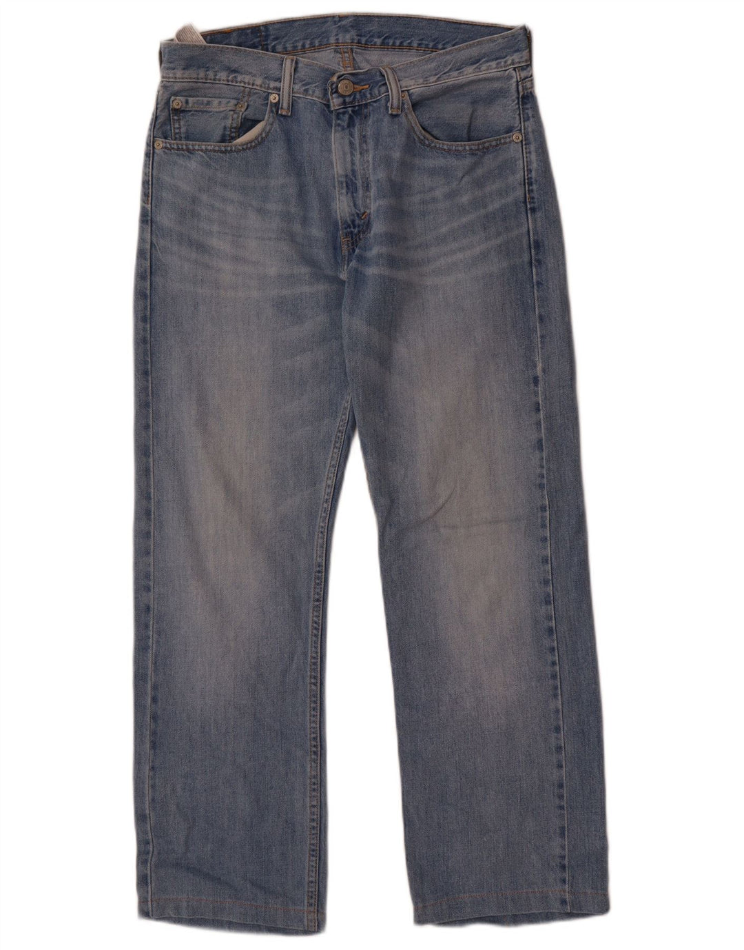 Levi's Herre 505 Straight Jeans W30 L27 Blå Bomuld