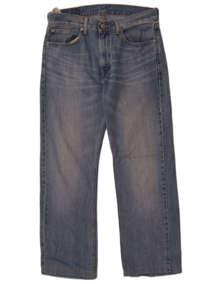 Levi's Herre 505 Straight Jeans W30 L27 Blå Bomuld