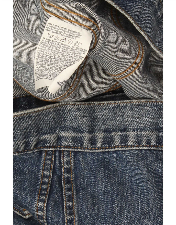 Levi's Dame denimjakke UK 14 Stor Blå Bomuld