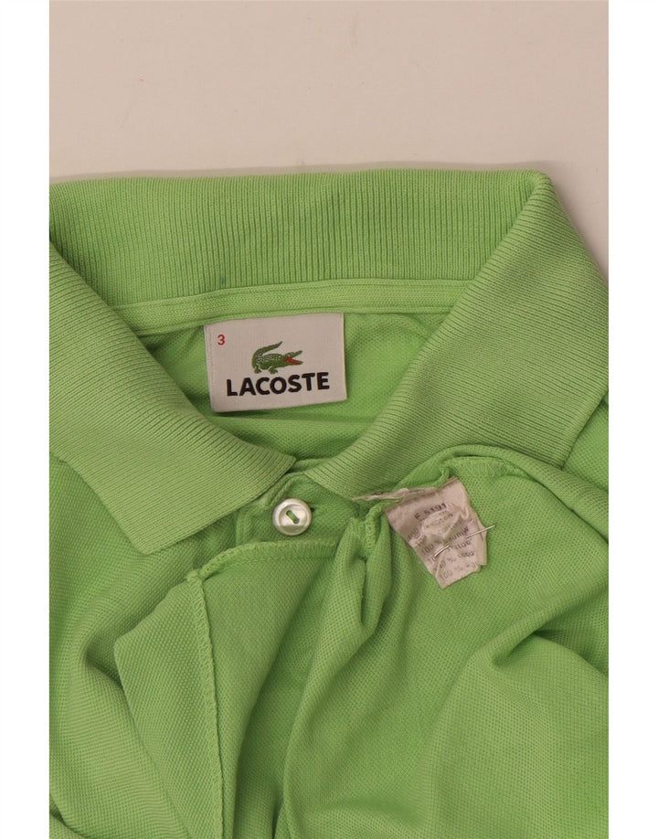 Lacoste herre poloshirt størrelse 3 Lille grøn bomuld