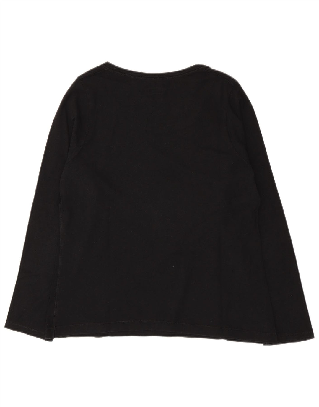Champion Dame Top Langærmet UK 12 Medium Sort Bomuld