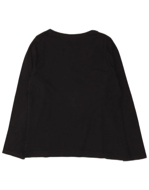 Champion Dame Top Langærmet UK 12 Medium Sort Bomuld
