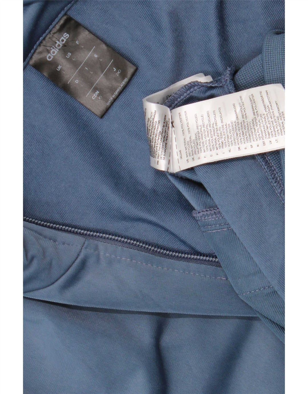 Adidas Grafisk træningsdragt jakke til mænd Large Blue Colourblock Polyester