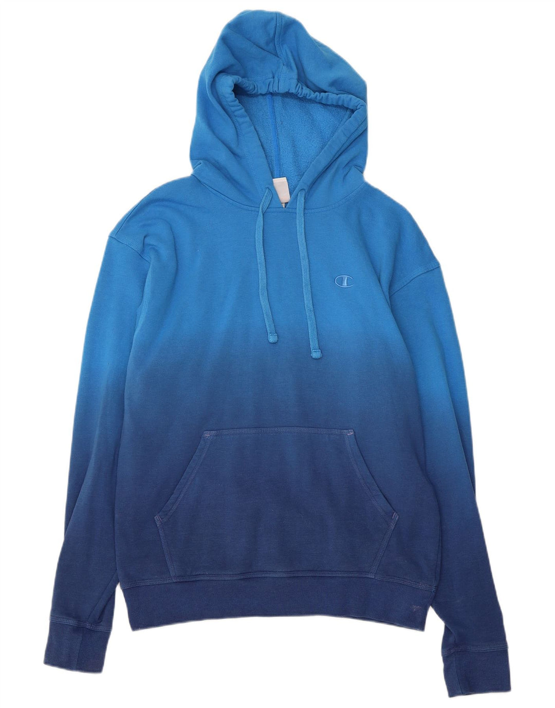 CHAMPION Herre hættetrøje Jumper Medium Blue Colourblock Bomuld