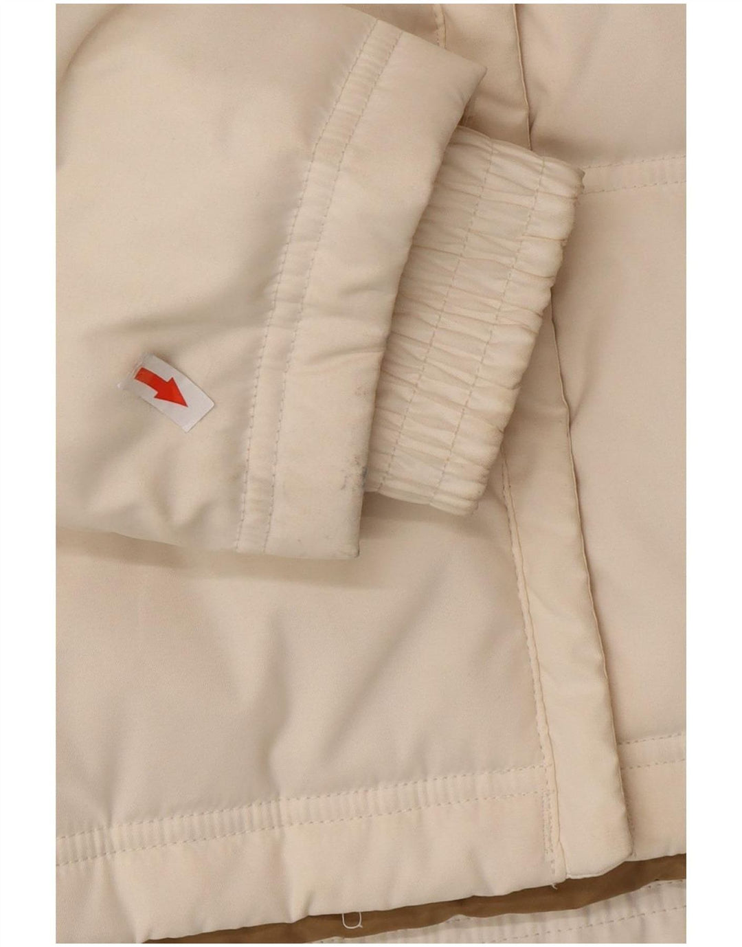 Columbia Dame Hætte Oversized Polstret Jakke UK 10 Small White Polyester