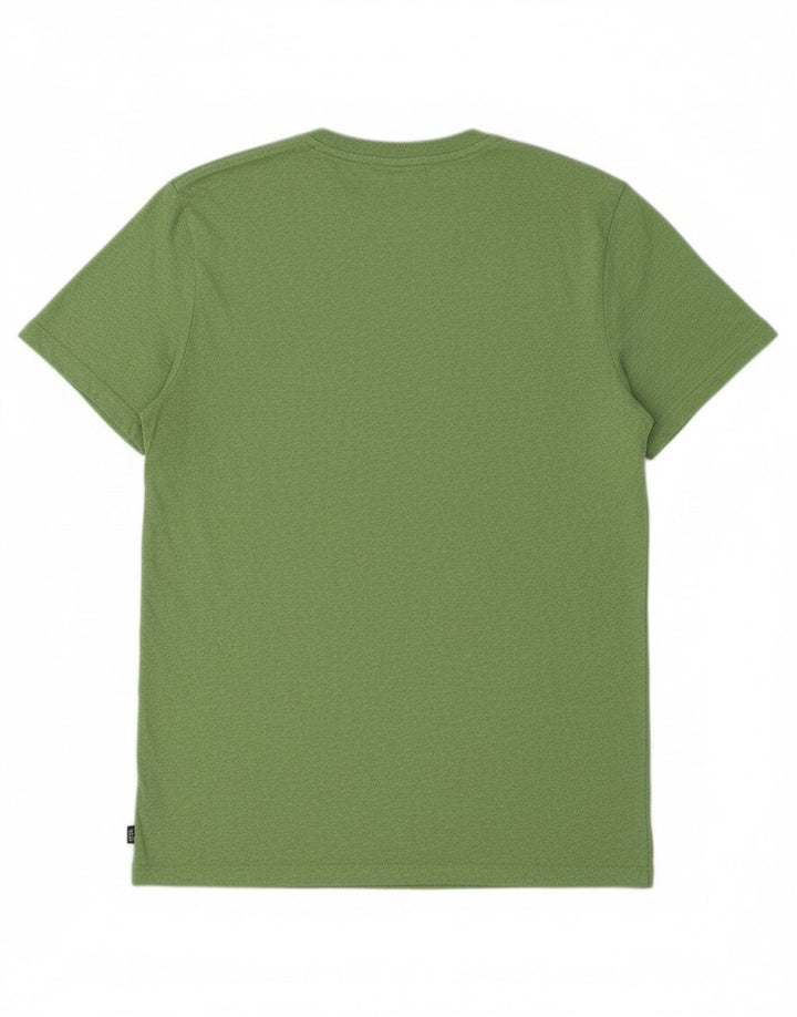 Superdry T-shirt top mellemgrøn bomuld til mænd