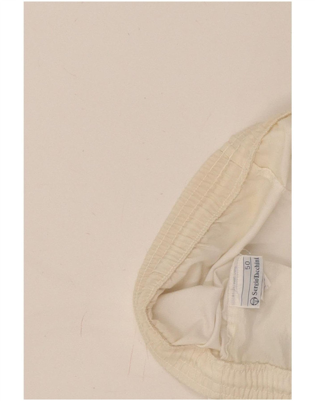 Sergio Tacchini Herre grafiske sportsshorts EU 50 Medium White Polyester