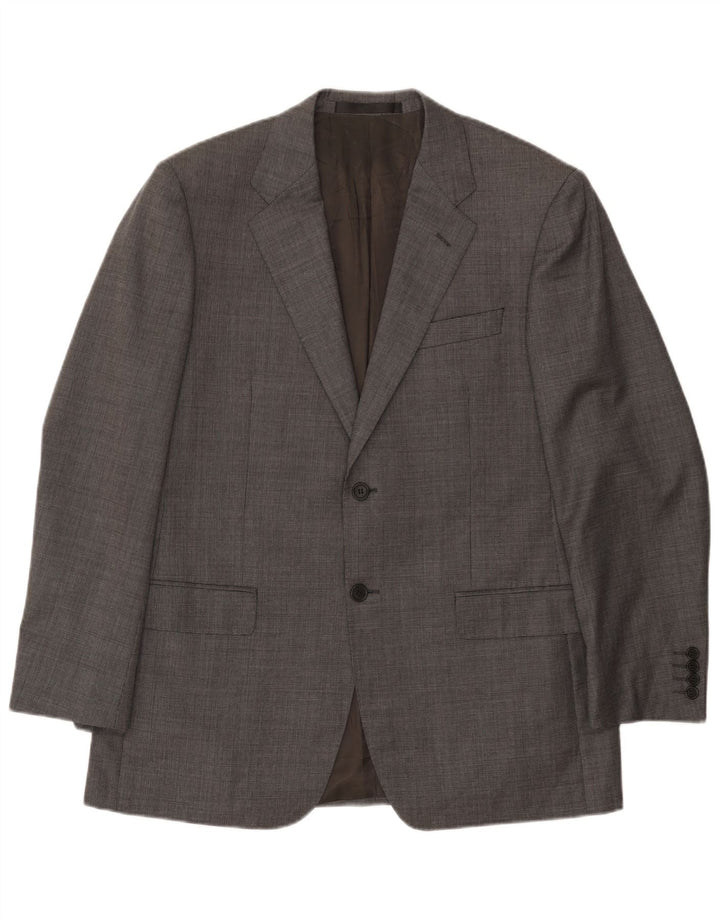Marks & Spencer Herre 2-knaps blazerjakke UK 42 Stor grå uld