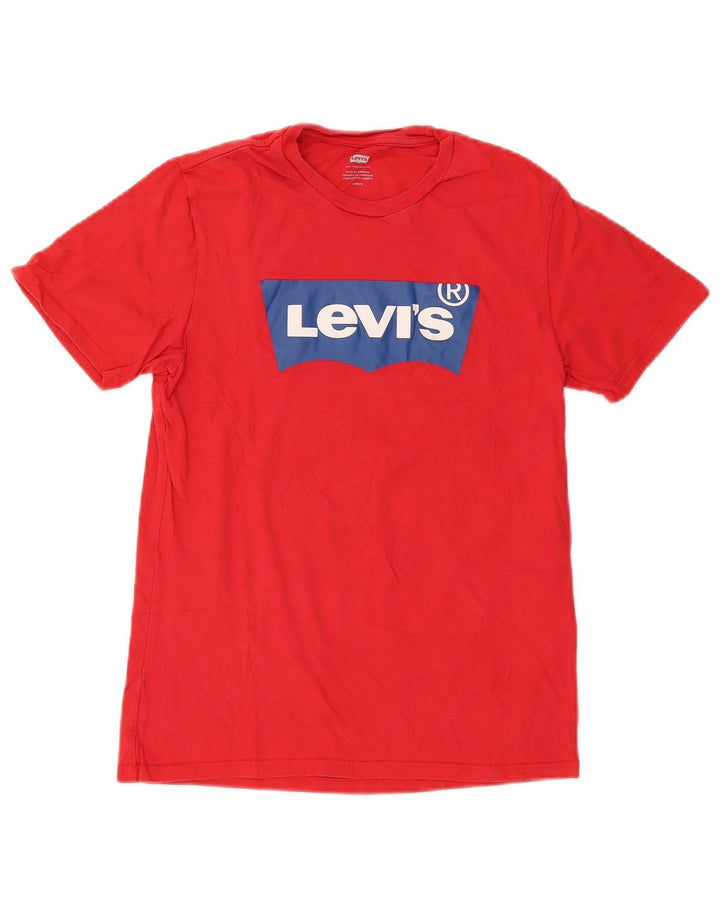 Levi's Herre grafisk T-shirt Top Lille Rød