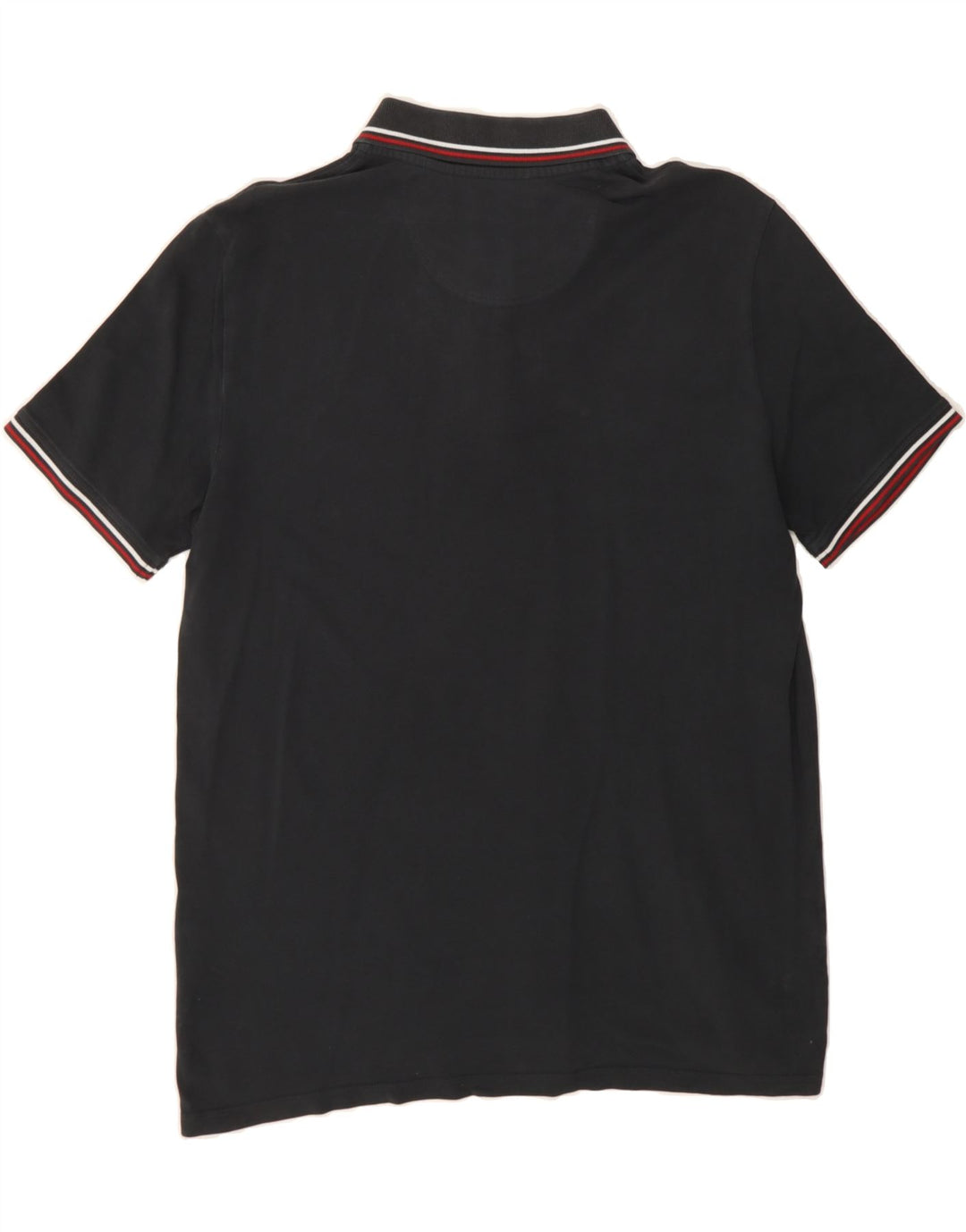 CHAMPION Mens Polo Shirt Medium Black Cotton Vintage Champion and Second-Hand Champion from Messina Hembry 