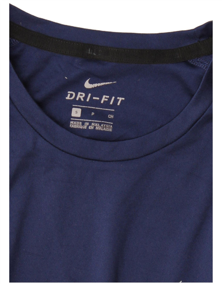 NIKE Dri Fit T-shirt top til mænd, lille marineblå