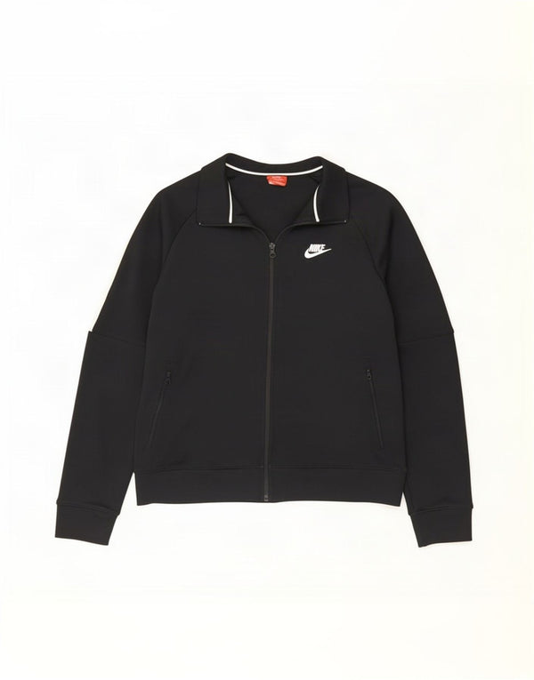 Nike træningsdragt til mænd, topjakke, stor sort colourblock polyester
