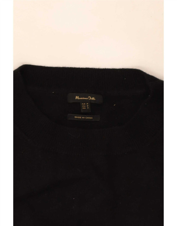 Massimo Dutti Dame Jumper Sweater UK 14 Medium Sort