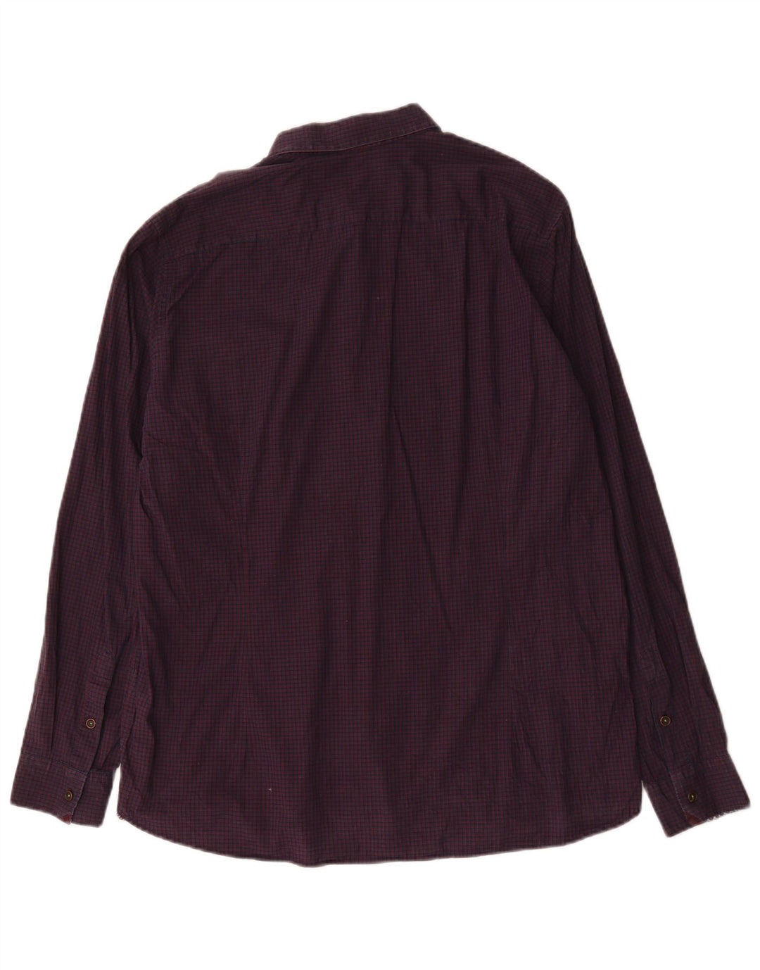 Ted Baker Herreskjorte str. 6 2XL Lilla Gingham Cotton
