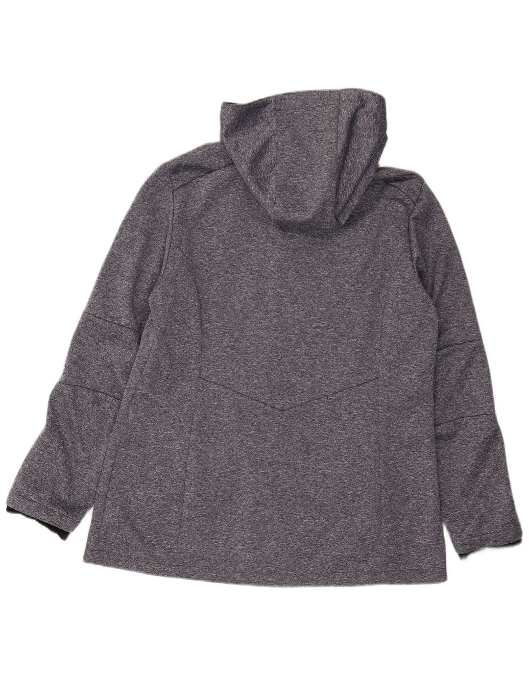 CMP Dame hætte vindjakke UK 18 XL Blå Flecked Polyester