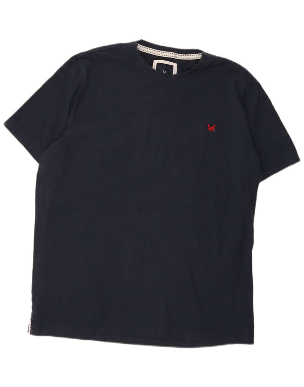 Crew Clothing Herre T-Shirt Top 2XL Marineblå Bomuld