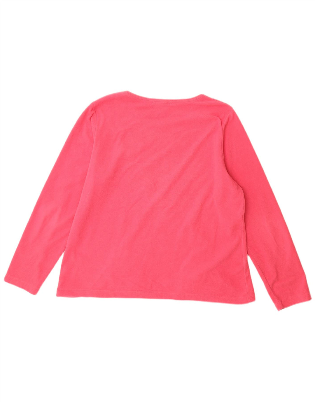 Tommy Hilfiger Dame Fleece Jumper UK 18 XL Pink Polyester