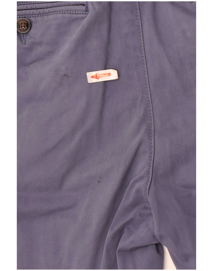 Tommy Hilfiger Herre Chino Shorts W34 Stor Blå Bomuld
