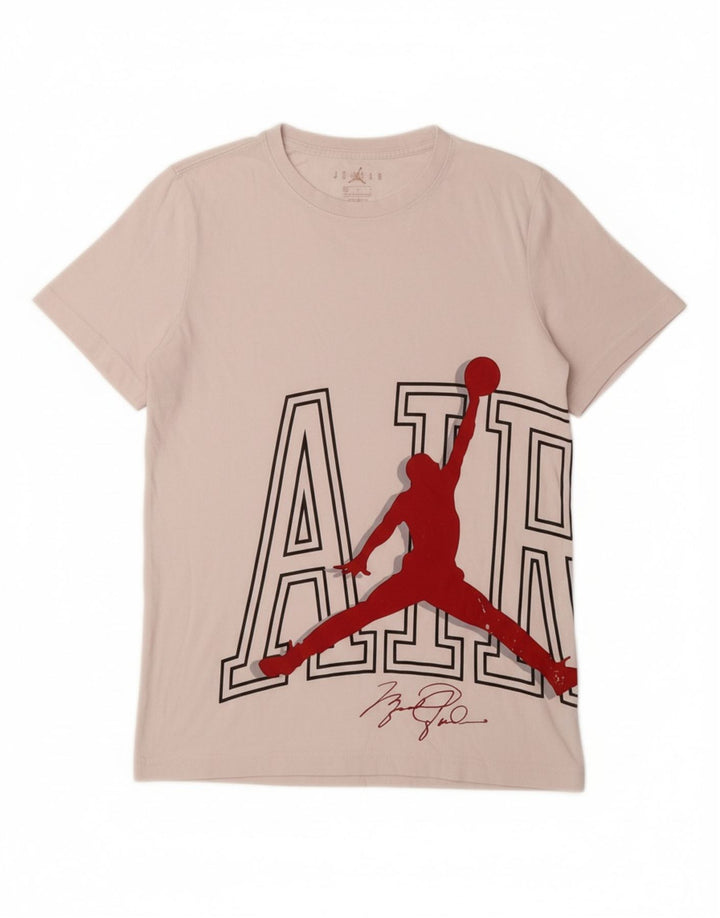 JORDAN Drenge Grafisk T-Shirt Top 12-13 År Stor Hvid