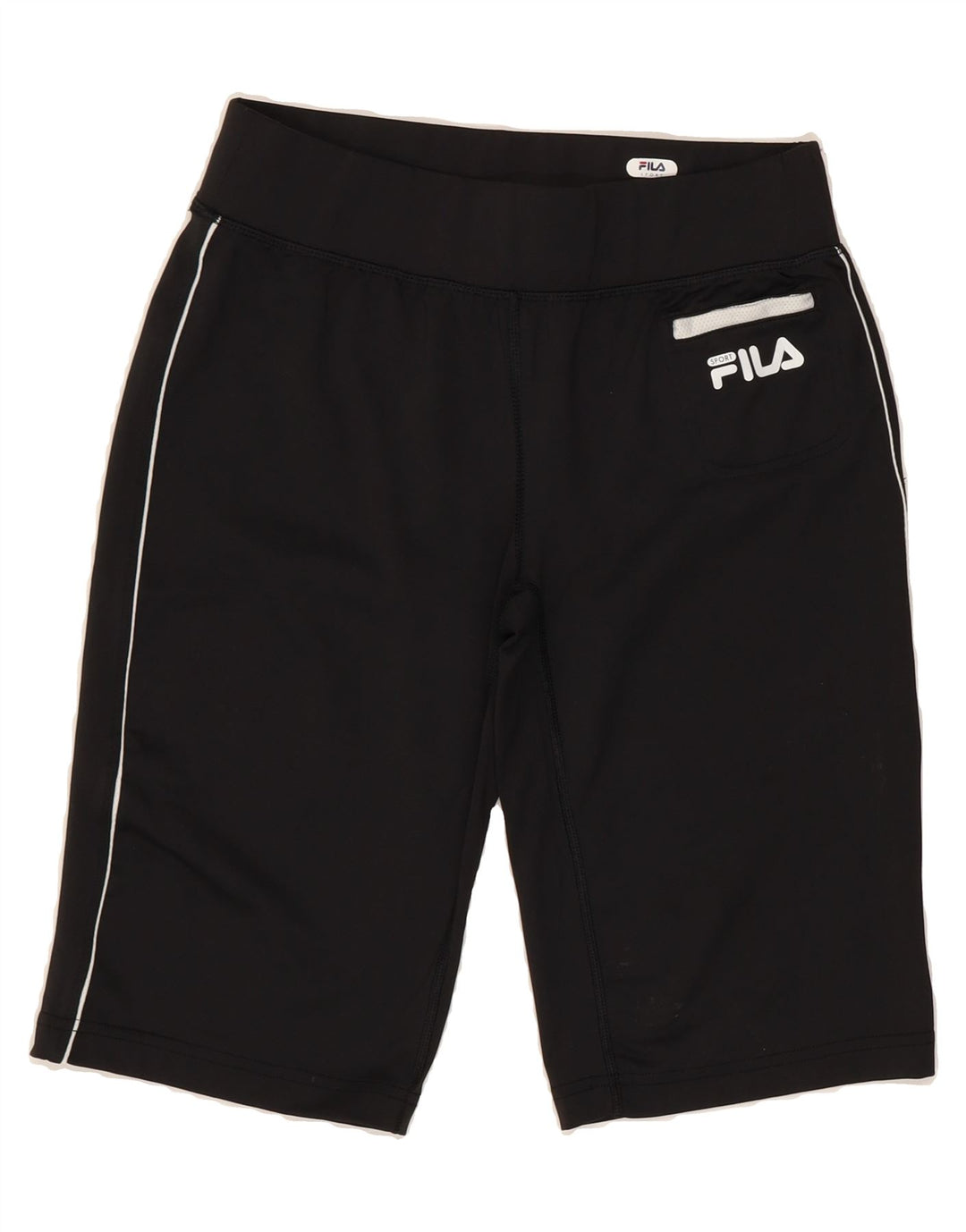 FILA Womens Sport Shorts UK 6 XS  Black Polyester Vintage Fila and Second-Hand Fila from Messina Hembry 
