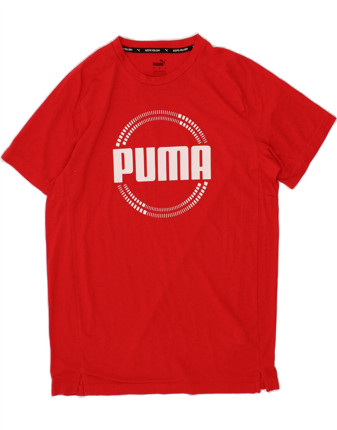PUMA Mens Graphic T-Shirt Top Large Red Cotton Vintage Puma and Second-Hand Puma from Messina Hembry 