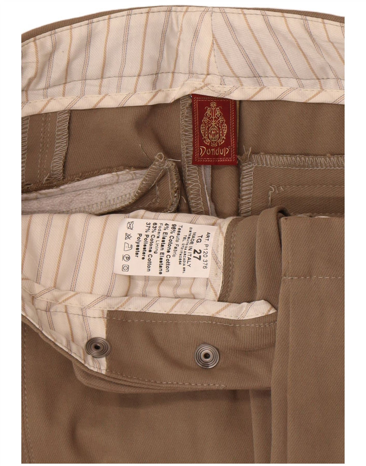 Dondup Dame Capri Bukser W27 L22 Beige Bomuld