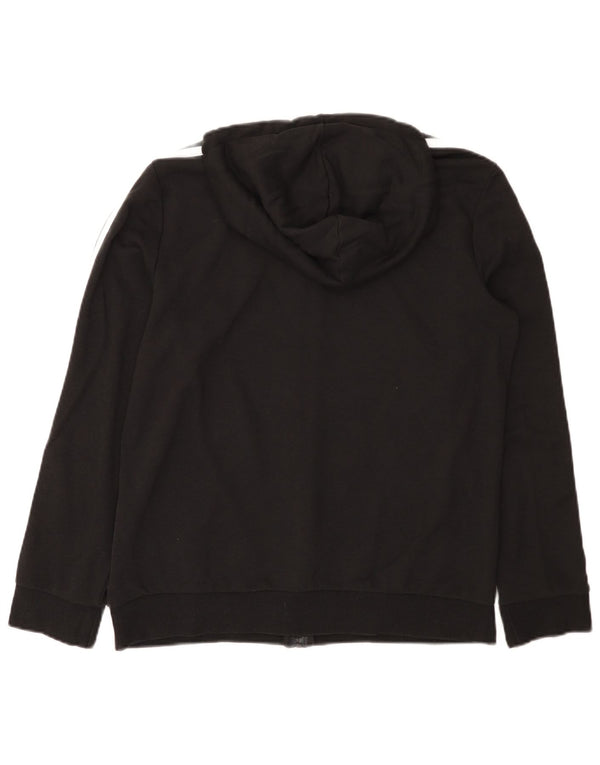Adidas Dame Hættetrøje Sweater UK 16/18 Stor Sort Bomuld