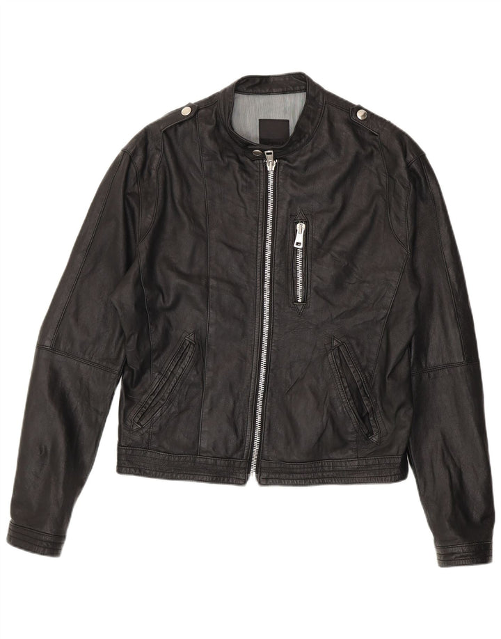 Imperial Dame Military Læderjakke IT 48 XL Sort