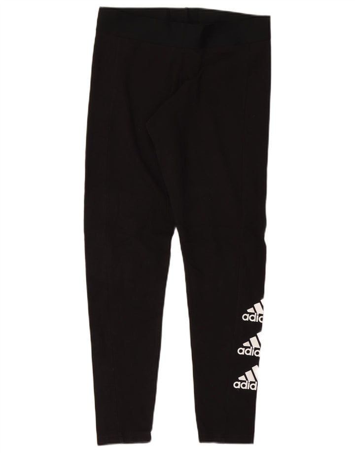 ADIDAS Grafiske Leggings til kvinder UK 16/18 Large Black