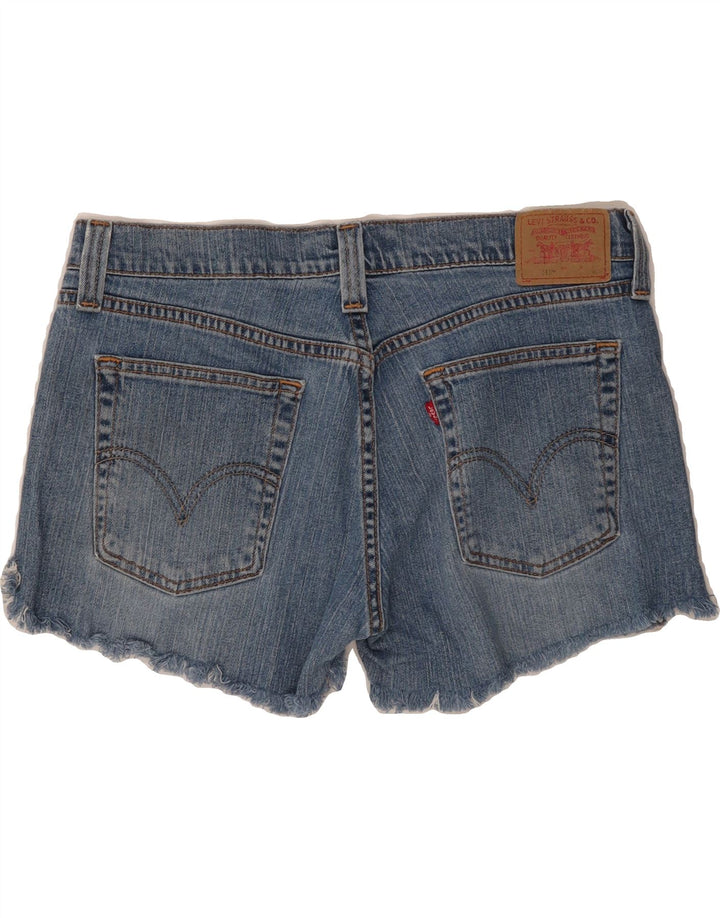 LEVI'S Womens 513 Denim Shorts W34 Large Blue Vintage Levi's and Second-Hand Levi's from Messina Hembry 