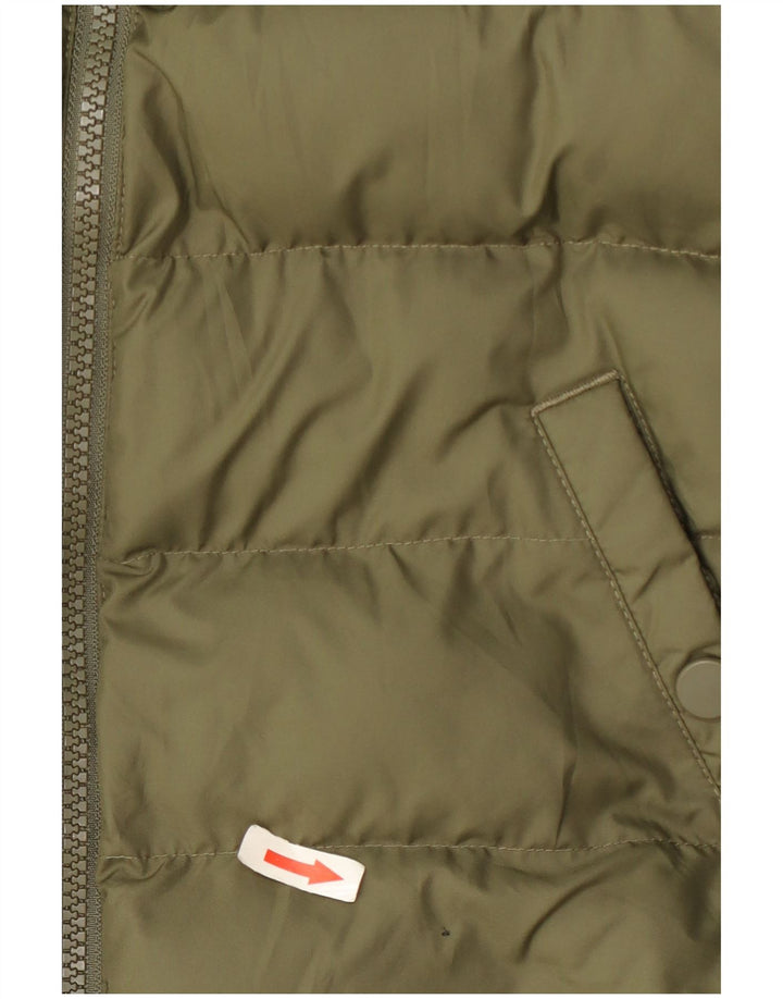 Nike drenge hættepolstret jakke 10-11 år Medium Khaki Polyester