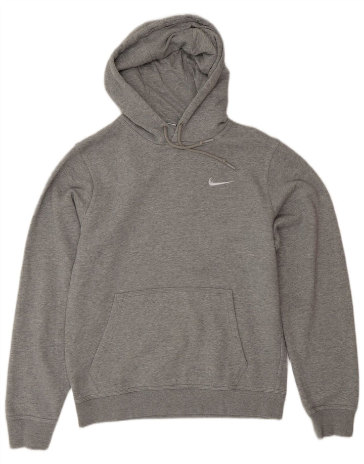 Nike hættetrøje til mænd, lille grå flækket bomuld