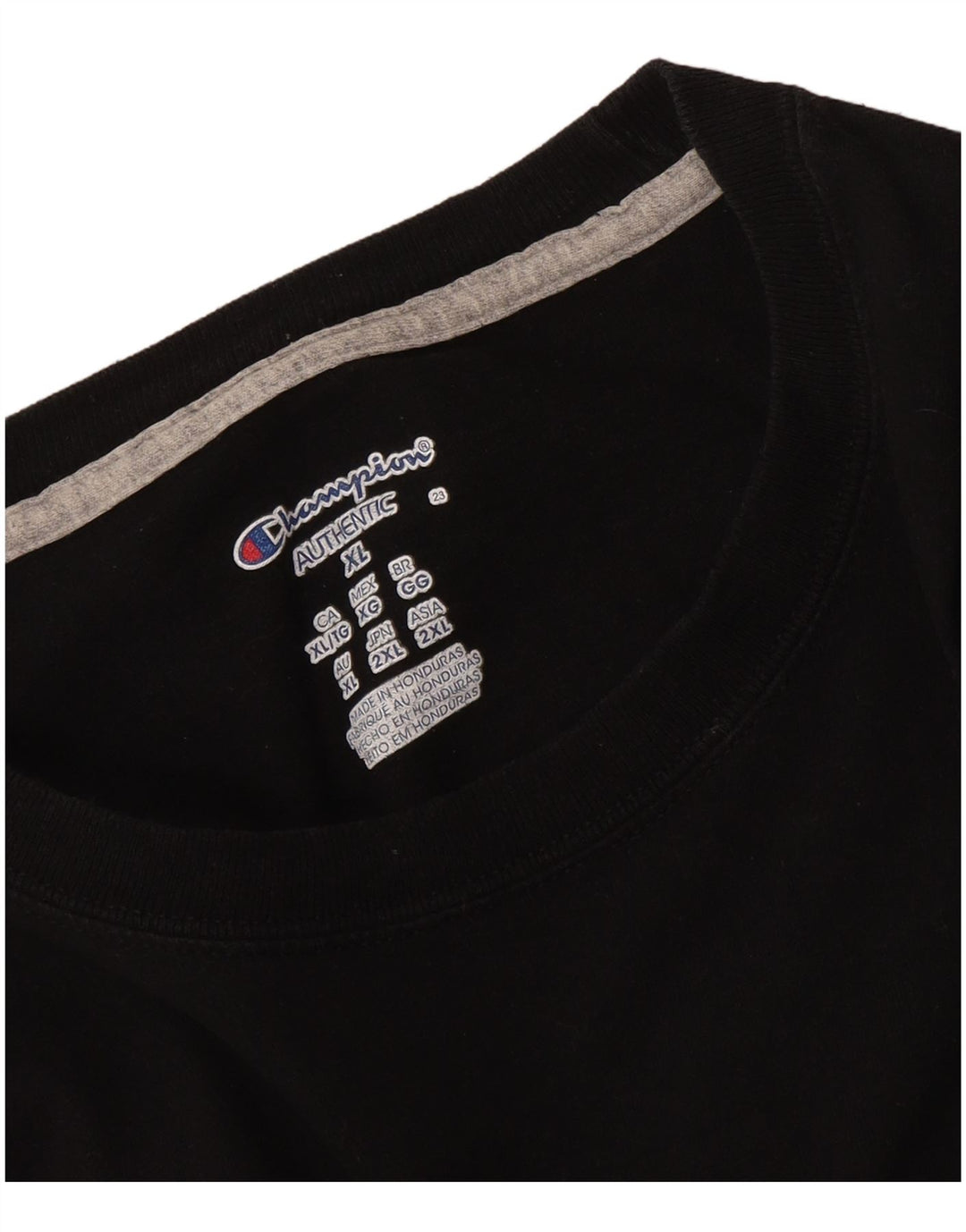 Champion Herre Top Langærmet XL Sort