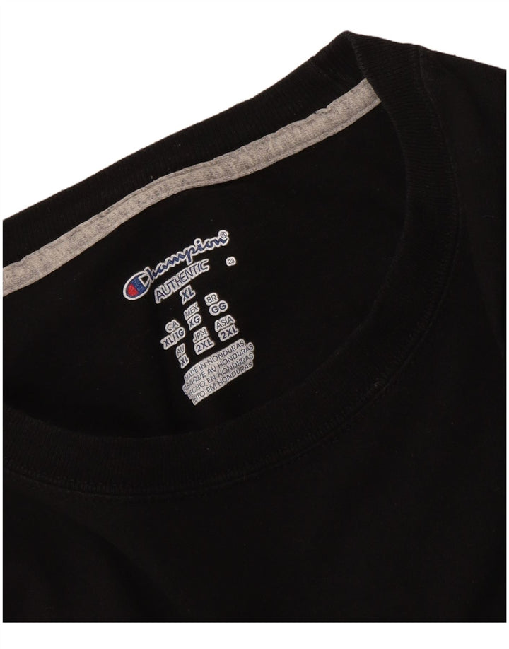 Champion Herre Top Langærmet XL Sort