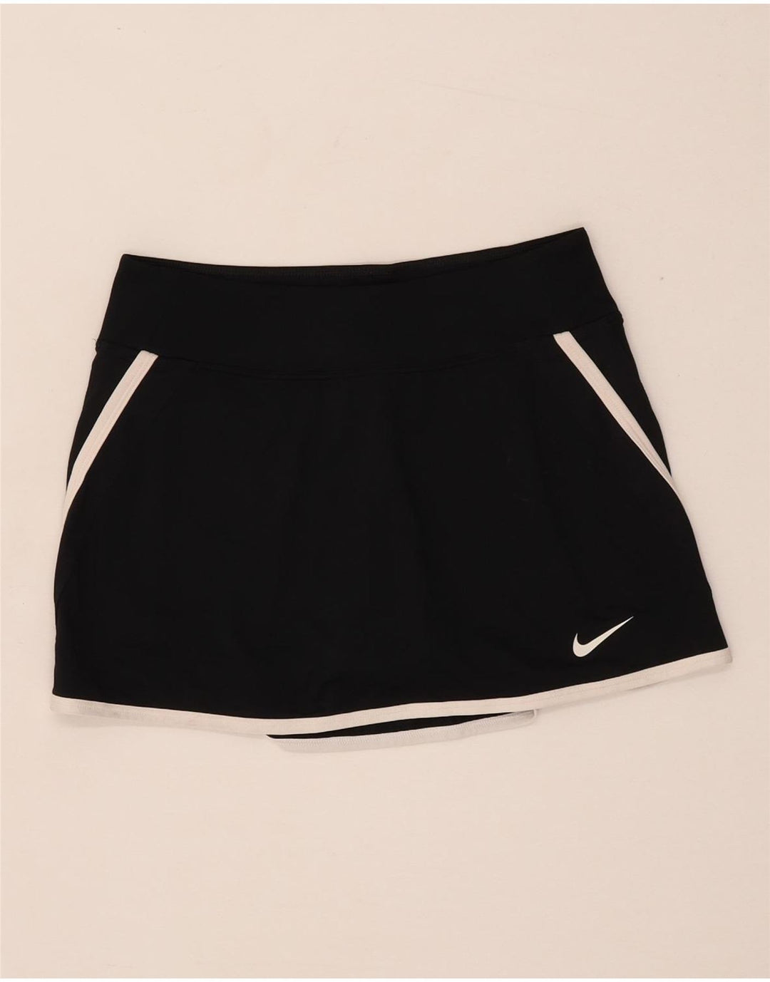 Nike Womens Dri Fit Skort UK 10 Small Black Polyester