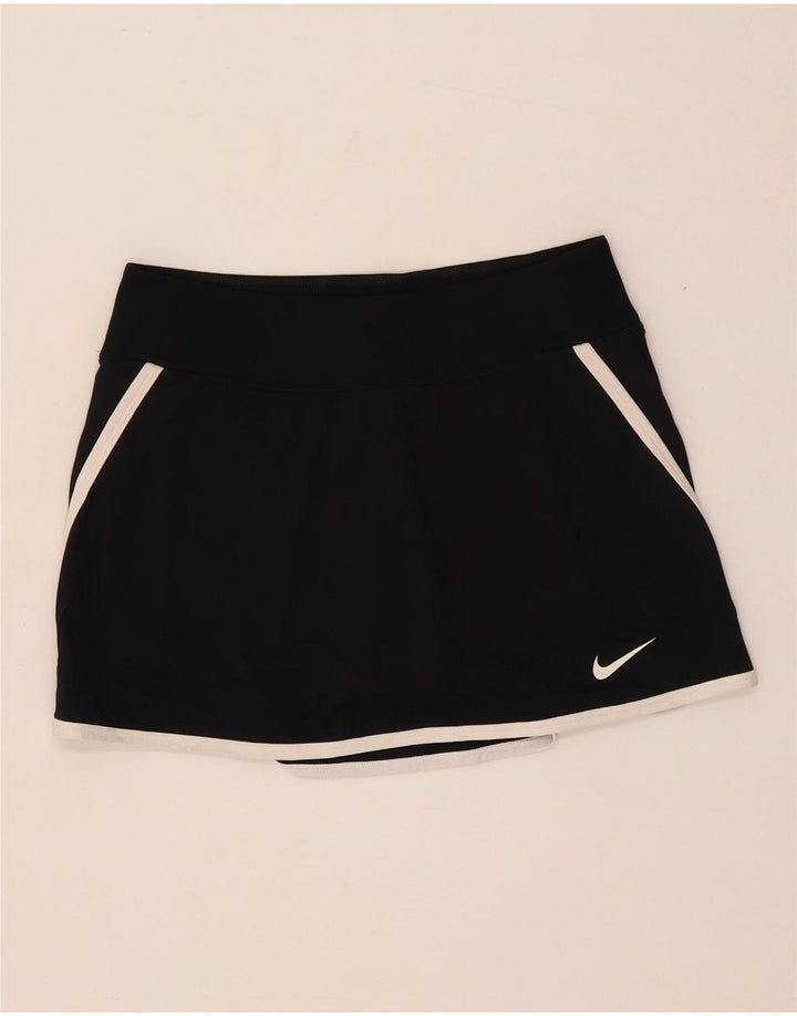 Nike Womens Dri Fit Skort UK 10 Small Black Polyester