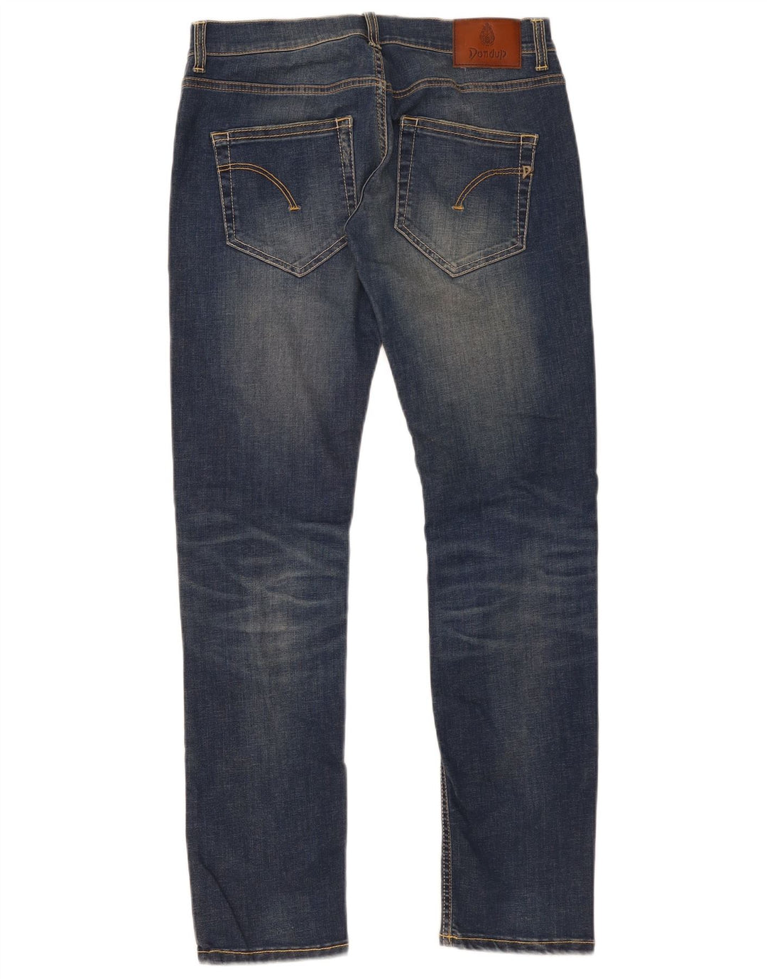 Dondup Dame Distressed Slim Jeans W32 L33 Blå Bomuld