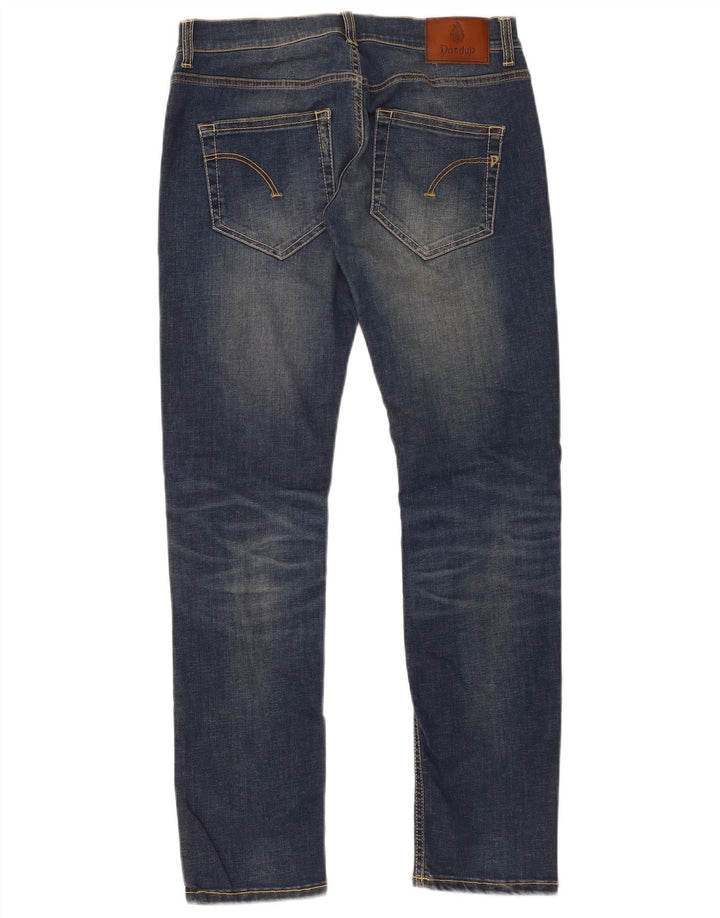 Dondup Dame Distressed Slim Jeans W32 L33 Blå Bomuld