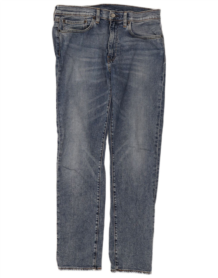 Levi's Herre 511 Slim Jeans W34 L32 Blå Bomuld