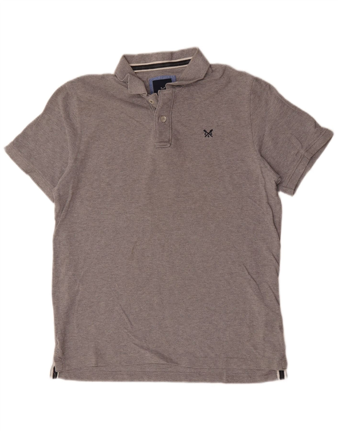 Besætningstøj Herre poloshirt Stor grå bomuld