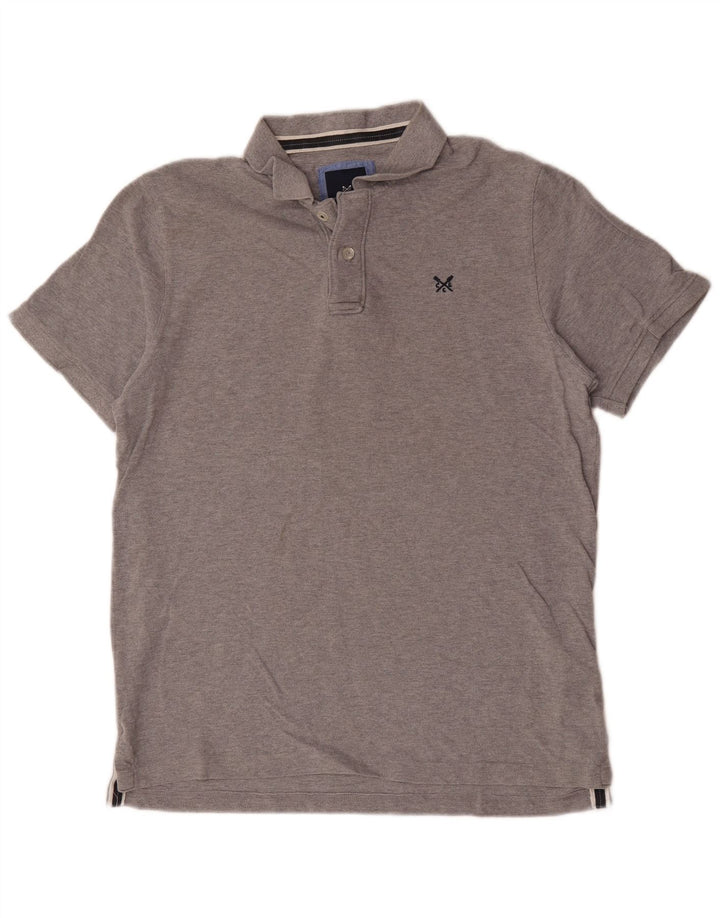 Besætningstøj Herre poloshirt Stor grå bomuld