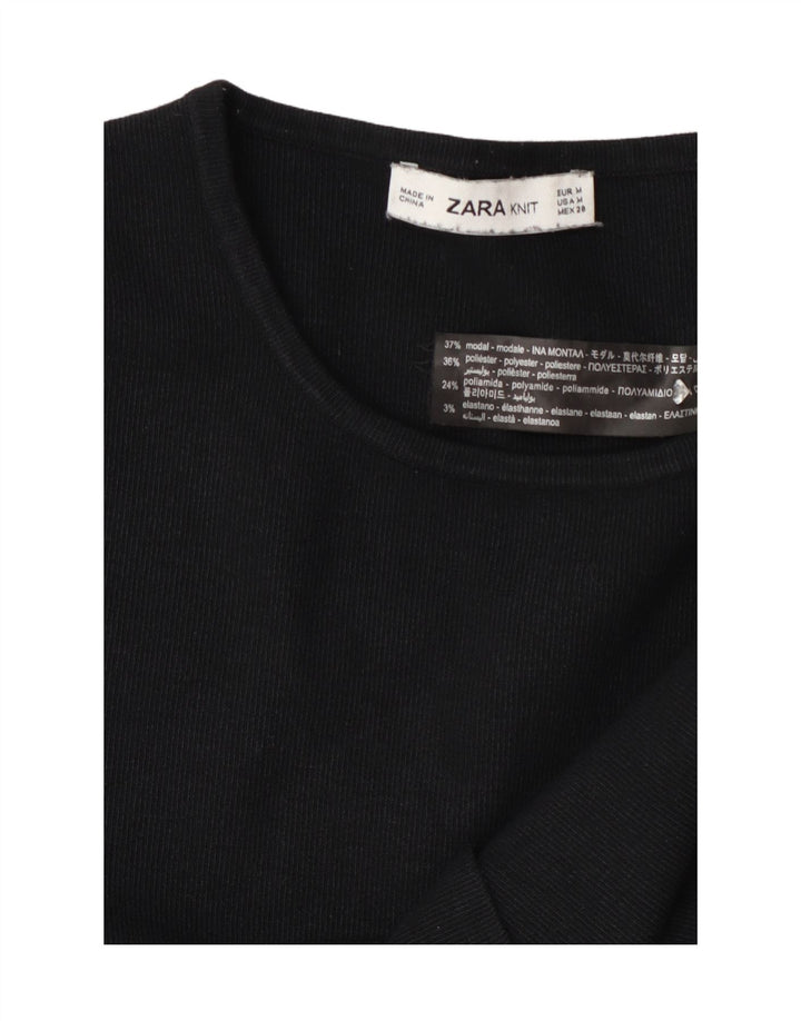 Zara Dame Jumper Sweater UK 14 Medium Sort Colourblock Modal