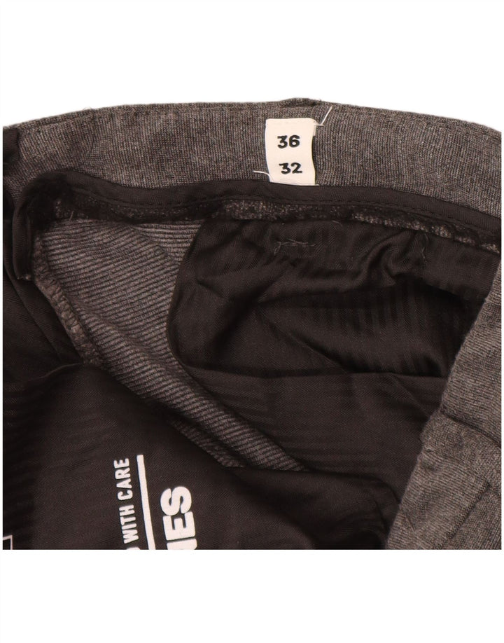 JACK & JONES Herre Marco Slim Chino Bukser W36 L32 Grå Viscose