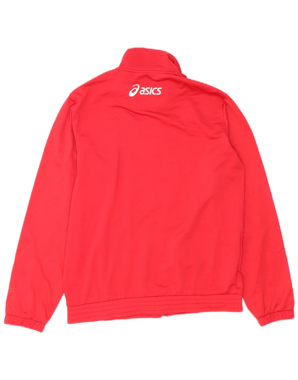 ASICS Træningsdragt til mænd Topjakke Medium Rød Colourblock Polyester