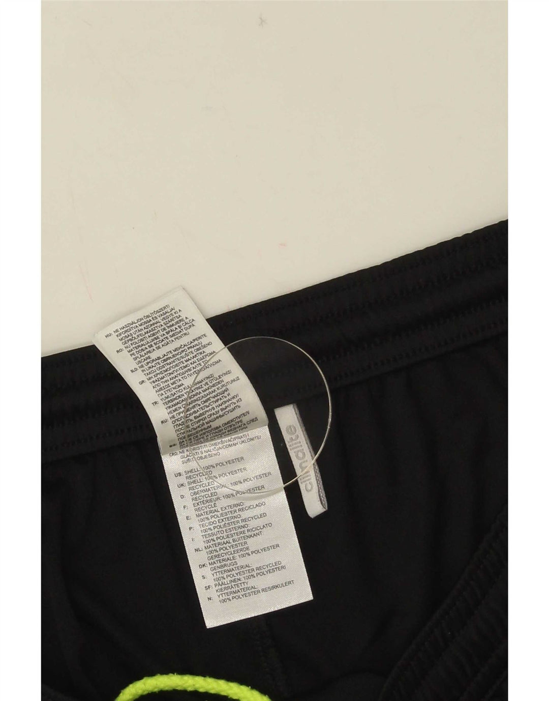 Adidas Herre Climalite Sportshorts Large Black Colourblock Polyester