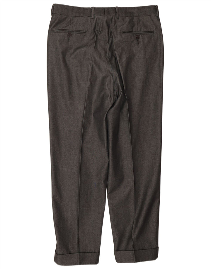 CERRUTI 1881 Herre Pegged jakkesæt Bukser IT 50 Large W32 L30 Grå Klassisk