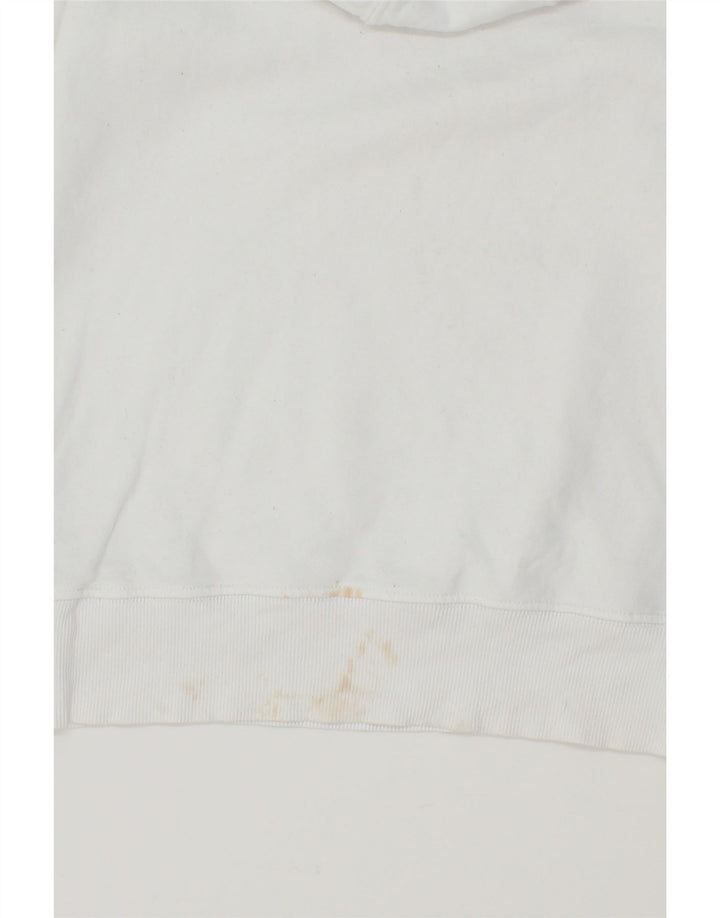 LEVI'S Boys Graphic Hoodie Jumper 9-10 Years White Cotton Vintage Levi's and Second-Hand Levi's from Messina Hembry 