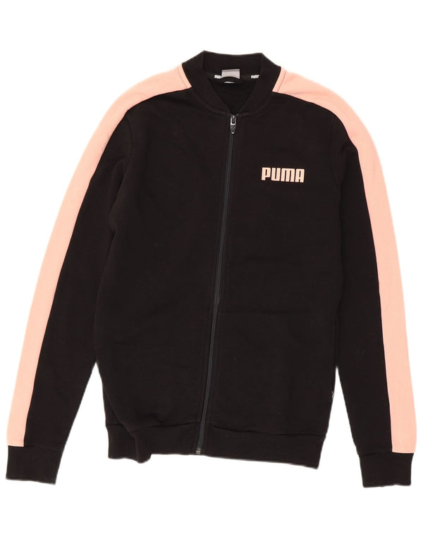 Puma Grafisk træningsdragt topjakke til kvinder UK 10 Small Black Colourblock