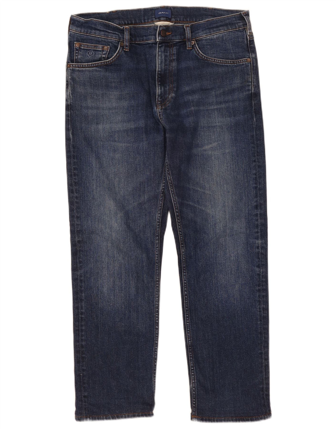 Gant Straight Jeans til mænd W34 L30 Blå